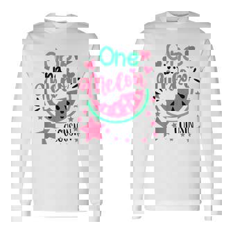 One In A Melon Cousin Watermelon Family Matching Long Sleeve T-Shirt - Thegiftio