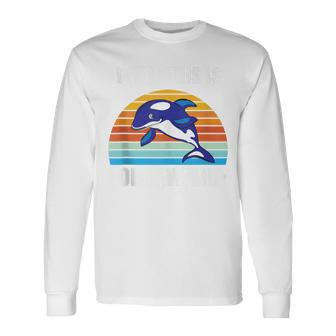 Well This Is Orcaward Orca Lover Retro Vintage Long Sleeve T-Shirt - Monsterry