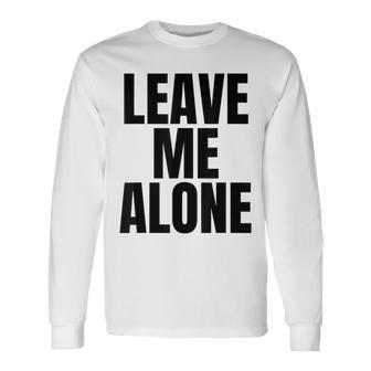 Original Leave Me Alone Kid White Long Sleeve T-Shirt - Thegiftio UK