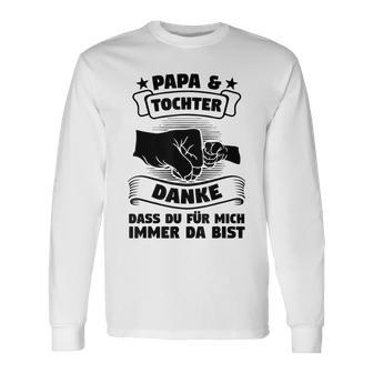 Papa & Tochter Danke Papa & Tochter Familie Langarmshirts - Geschenkecke