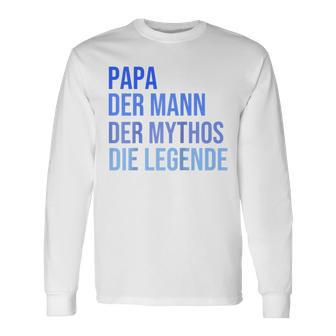 Papa Der Mann Der Mythos Die Legende Raglan Langarmshirts - Geschenkecke