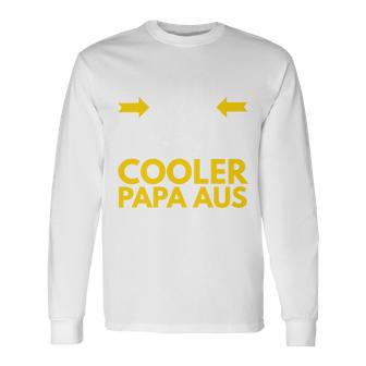 Papa Geburtstagatertag Richtig Cooler Papa Spruch Geschenk Langarmshirts - Geschenkecke