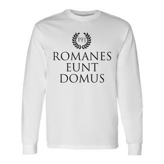 Pfj Peoples Front Judea Romans Go Home Long Sleeve T-Shirt - Monsterry