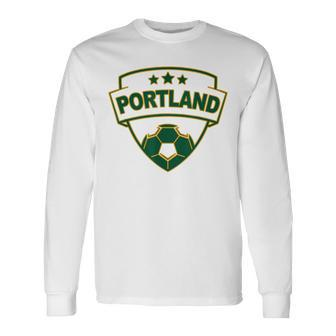 Portland Throwback Classic Long Sleeve T-Shirt - Seseable