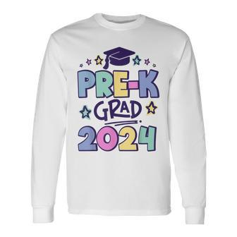 Pre-K Grad 2024 Preschool Graduation 2024 Long Sleeve T-Shirt | Mazezy