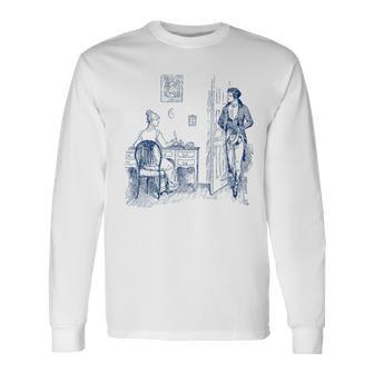 Pride And Prejudice Jane Austen Mr Darcy Long Sleeve T-Shirt - Monsterry UK