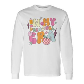 In My Principal Era Back To School First Day Long Sleeve T-Shirt - Monsterry UK