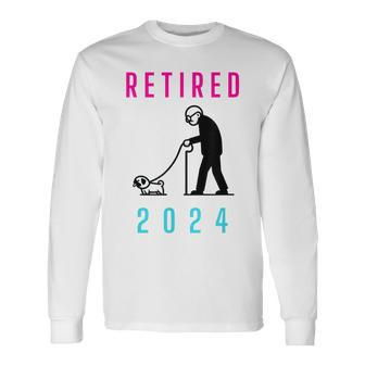 Pug Owner Retirement Long Sleeve T-Shirt - Seseable