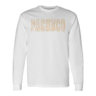 Red Vintage Pacheco Long Sleeve T-Shirt - Seseable