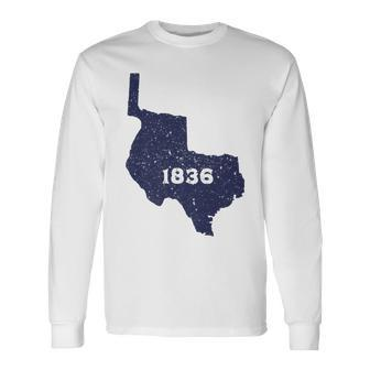 Republic Of Texas 1836 History Vintage Long Sleeve T-Shirt - Monsterry UK