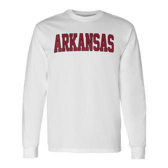 Retro Arkansas Vintage Arkansas Lovers Classic Long Sleeve T-Shirt - Thegiftio UK
