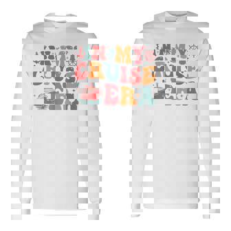Retro In My Cruise Era Family Cruise Vacation Group Matching Long Sleeve T-Shirt - Thegiftio