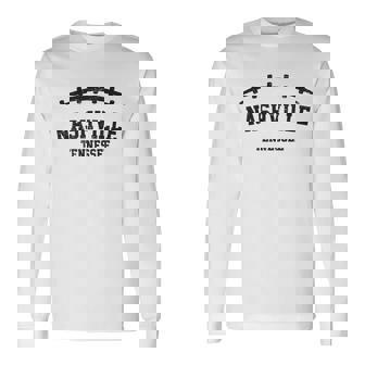 Retro Nashville Tennessee Camiseta de manga larga - Regaloses