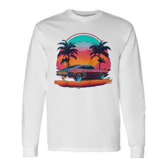 Retro Oldtimer Oldtimer Geschenk Für Mann Papa Raglan Langarmshirts - Geschenkecke