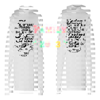 Rodriguez Family Name Christmas Matching Surname Xmas Long Sleeve T-Shirt - Seseable