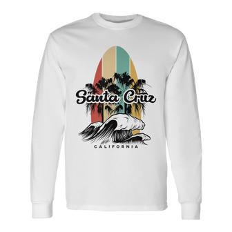 Santa Cruz California Vintage Retro Langarmshirts - Seseable