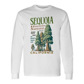 Sequoia Kings Canyon National Parks Long Sleeve T-Shirt | Mazezy