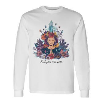 Serenity Space – Embrace Mindfulness And Zen Lifestyle Long Sleeve T-Shirt - Monsterry CA