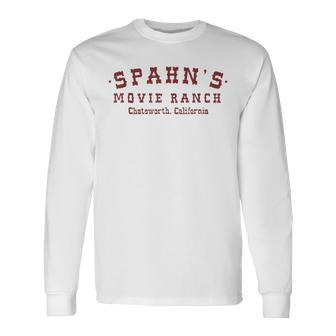 Spahn's Movie Ranch Chatsworth Ca Nerd Geek Graphic Long Sleeve T-Shirt - Monsterry