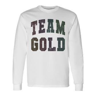 Sports Team Gold Field Day Go Spirit Summer Camp Game 2024 Long Sleeve T-Shirt - Seseable