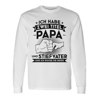 Stiefvater Stiefpapa Papa Langarmshirts - Geschenkecke