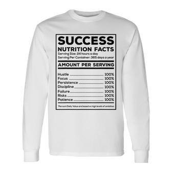 Success Work Hustle Business Work Entrepreneur Long Sleeve T-Shirt - Monsterry AU