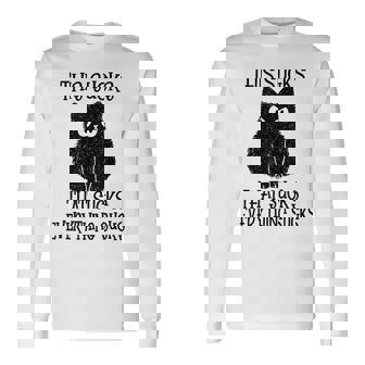 This Sucks Everything Sucks Cat Long Sleeve T-Shirt | Mazezy