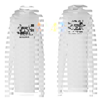 T-shirt à manches longues Hogwarts Gnomes, Quatre Maisons Sorcellerie Harry Potter - Cadeauxyz