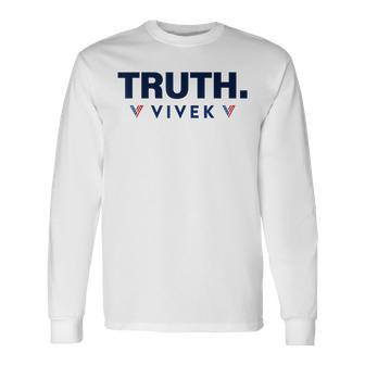Truth Vivek Ramaswamy 2024 Long Sleeve T-Shirt - Seseable