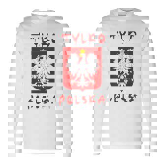 Tylko Polska Bialo-Czerwoni Polskie Godlo Polonia Camiseta de manga larga - Regaloses