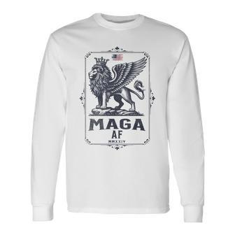 Ultra Maga And Maga Af Long Sleeve T-Shirt - Thegiftio UK