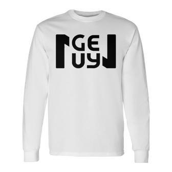 Unique Nguyen Logo Vietnamese Surname Long Sleeve T-Shirt - Monsterry UK