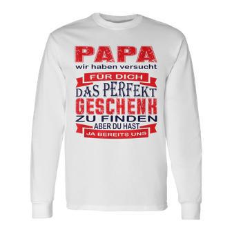 Vater Tochter Sohnatertagatertagsgeschenk Für Papa Langarmshirts - Geschenkecke