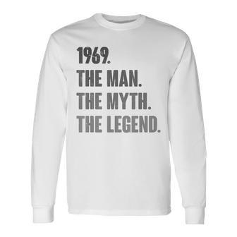 Vintage 1969 54Th Birthday Decoration 54 Year Old Classic Long Sleeve T-Shirt - Monsterry UK
