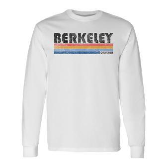 Vintage 1980S Style Berkeley California Long Sleeve T-Shirt - Monsterry CA