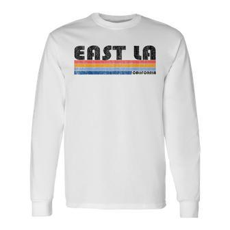 Vintage 1980S Style East Los Angeles Ca T Long Sleeve T-Shirt - Monsterry AU