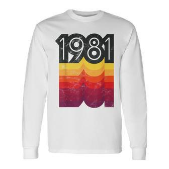 Vintage 80S Style 1981 Langarmshirts - Seseable