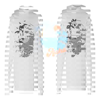 Vintage Hawaii Aloha State Hawaiian Beach Surfing Surf Long Sleeve T-Shirt | Seseable CA