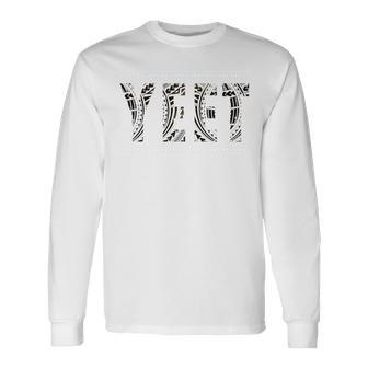Vintage Retro Jey Uso Yeet Yeet Quotes Long Sleeve T-Shirt - Monsterry AU