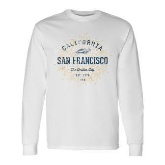 Vintage Retro San Francisco Long Sleeve T-Shirt - Monsterry CA