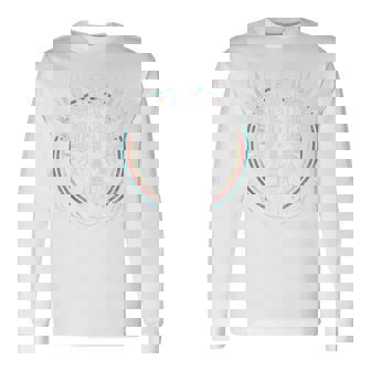 Vintage Retro Style Rock & Roll Music 80S Guitarist Wings Sin Mangas Camiseta de manga larga - Regaloses
