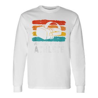 Vr Vintage Virtual Reality Athlete Long Sleeve T-Shirt - Monsterry AU