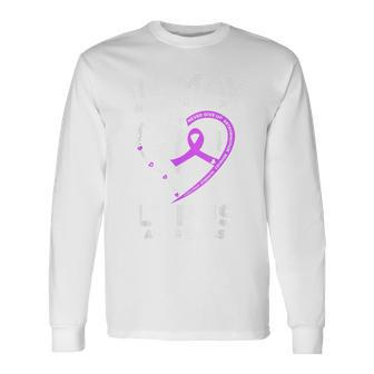 Wear Purple For Lupus Systemic Lupus Erythematosus Awareness Long Sleeve T-Shirt | Mazezy