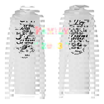 Wright Family Name Christmas Matching Surname Xmas Long Sleeve T-Shirt - Seseable