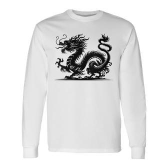 Year Of The Dragon Chinese New Year Zodiac Long Sleeve T-Shirt - Thegiftio UK