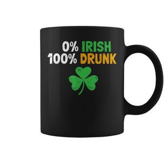 0 Irish 100 Drunk Vintage Saint Patrick Day Drinking Coffee Mug - Monsterry