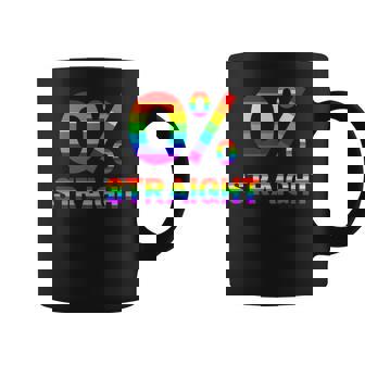 0 Straight Gay Pride Rainbow Flag Lesbian Lgbtq Coffee Mug - Thegiftio UK