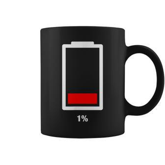 1 Low Battery Coffee Mug - Monsterry CA