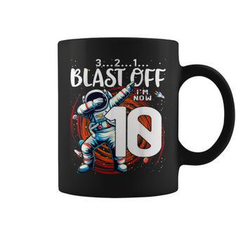 10 Birthday Boy Astronaut Astronomy 10Th Year Old Birtday Coffee Mug - Thegiftio UK