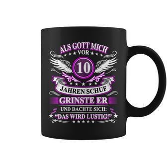 10. Geburtstag Gott Grinste Tassen, Schwarzes Tee zum Zehnten - Seseable